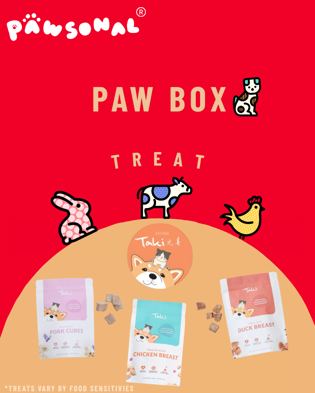 PAW BOX 新年特別版 - VETRESKA 陶瓷食物碗