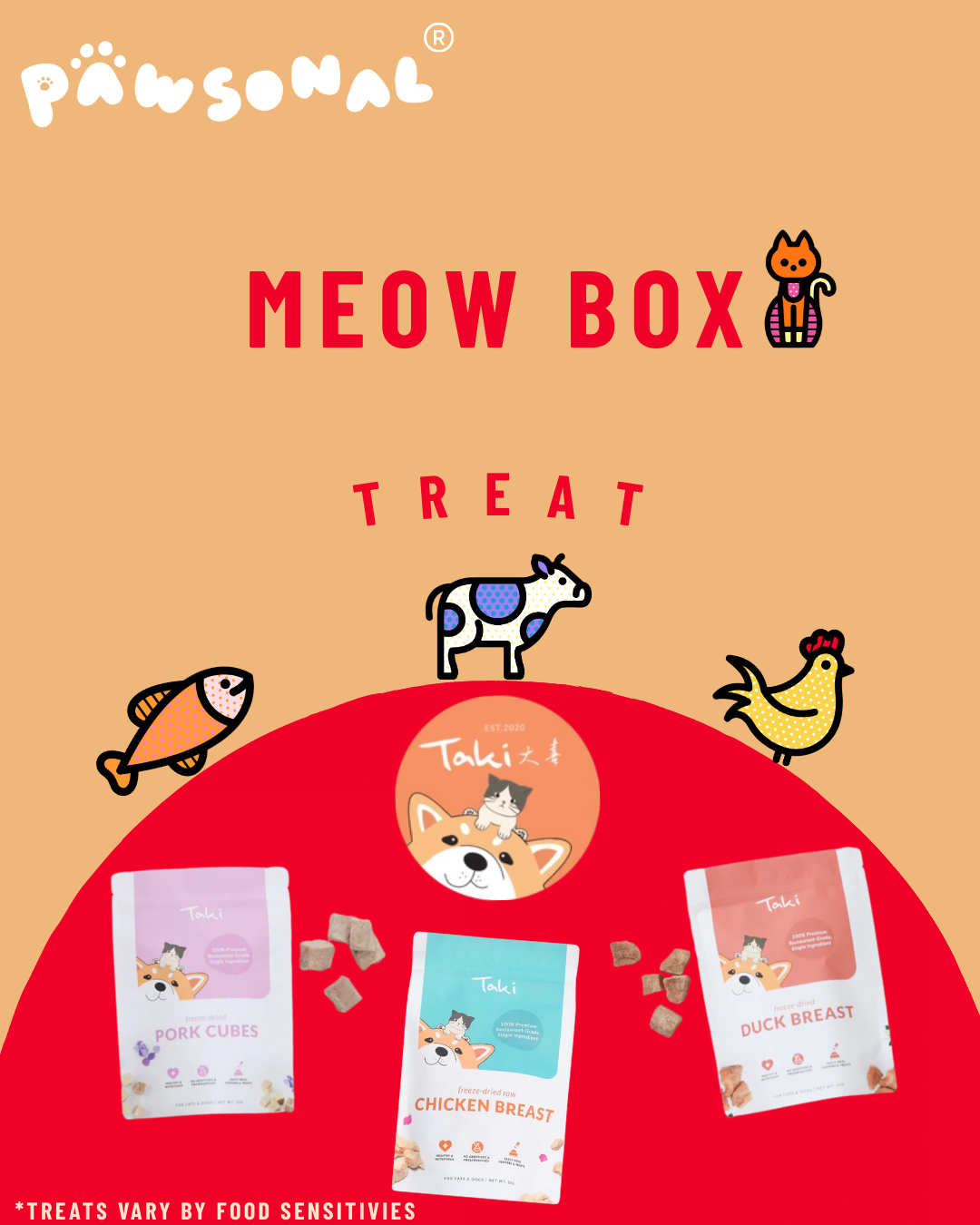 MEOW BOX 新年特別版 - VETRESKA 陶瓷食物碗
