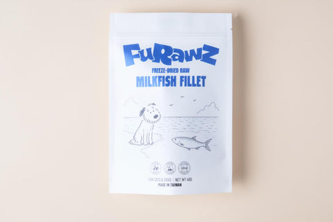 FuRawZ 虱目魚柳寵物凍乾零食 - 40g