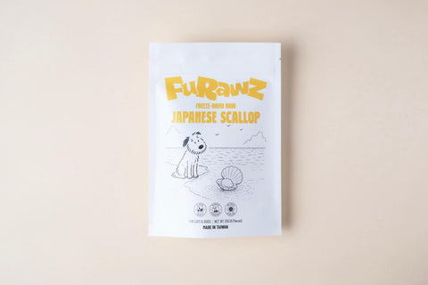 FuRawZ Freeze-Dried Japanese Scallop - 6 pcs (approx: 25g)