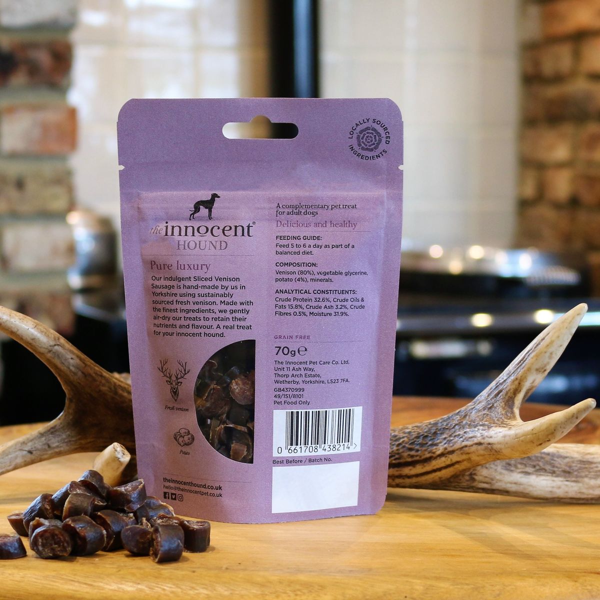 the Innocent HOUND - Sliced Venison Sausage 切片鹿肉香腸 (70g)