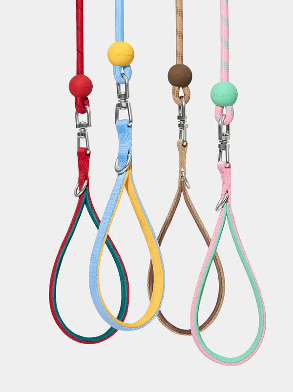 Connect Lite Hands-Free Rope Leash For Pets - Coffee
