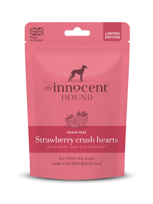 草莓碎心牛肉草莓士多啤酒梨心形風乾小食【中期版】70g